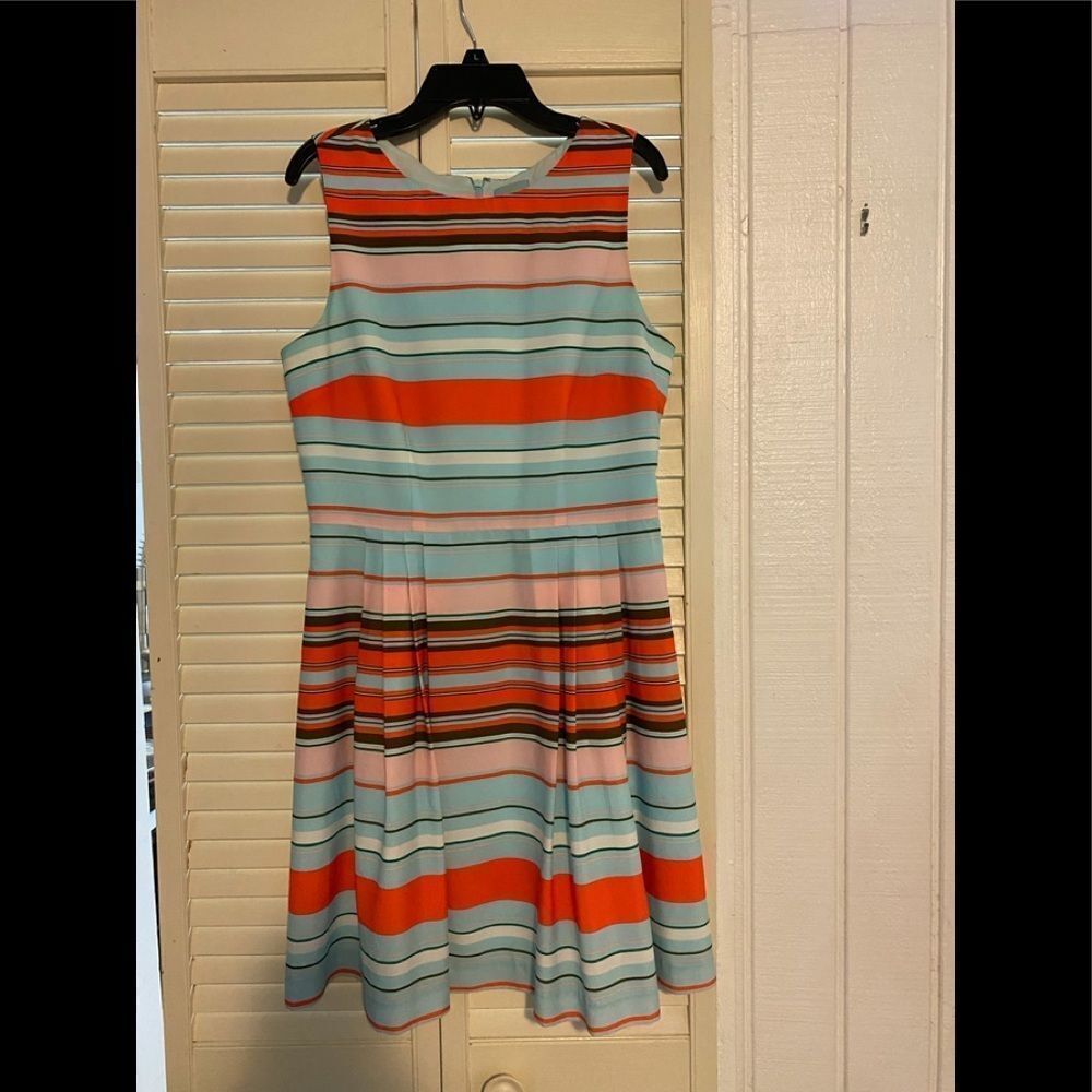 - CeCe striped multicolor dress